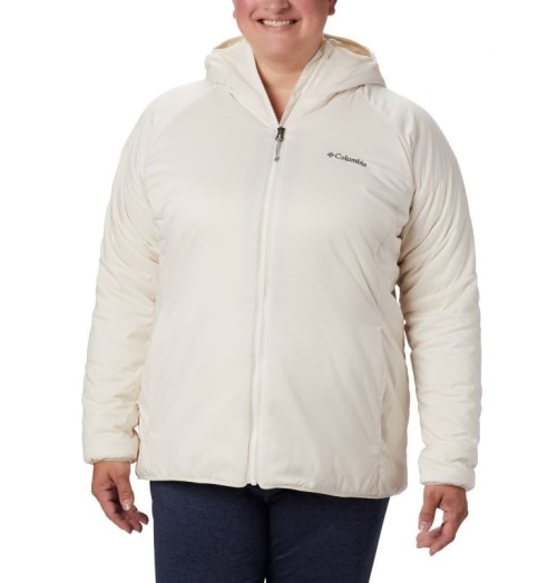 Women's Columbia Kruser Ridge II Plush Shell Jackets Cream | Plus Size CA-D1408